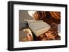 Tunisian Bedouin Reading the Koran, Douz, Tunisia, North Africa, Africa-Godong-Framed Photographic Print