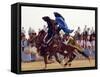 Tunisian Bedouins Demonstrate Their Riding Skills During the 36th Sahara Festival of Douz-null-Framed Stretched Canvas