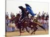 Tunisian Bedouins Demonstrate Their Riding Skills During the 36th Sahara Festival of Douz-null-Stretched Canvas