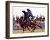 Tunisian Bedouins Demonstrate Their Riding Skills During the 36th Sahara Festival of Douz-null-Framed Premium Photographic Print