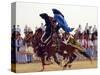 Tunisian Bedouins Demonstrate Their Riding Skills During the 36th Sahara Festival of Douz-null-Stretched Canvas