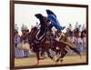 Tunisian Bedouins Demonstrate Their Riding Skills During the 36th Sahara Festival of Douz-null-Framed Photographic Print