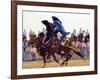 Tunisian Bedouins Demonstrate Their Riding Skills During the 36th Sahara Festival of Douz-null-Framed Photographic Print