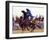 Tunisian Bedouins Demonstrate Their Riding Skills During the 36th Sahara Festival of Douz-null-Framed Photographic Print