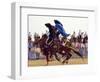 Tunisian Bedouins Demonstrate Their Riding Skills During the 36th Sahara Festival of Douz-null-Framed Photographic Print