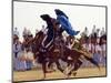 Tunisian Bedouins Demonstrate Their Riding Skills During the 36th Sahara Festival of Douz-null-Mounted Photographic Print