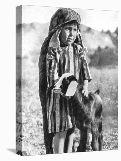 Tunisian Boy in the Sahara Desert, 1936-Ewing Galloway-Stretched Canvas