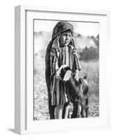Tunisian Boy in the Sahara Desert, 1936-Ewing Galloway-Framed Giclee Print