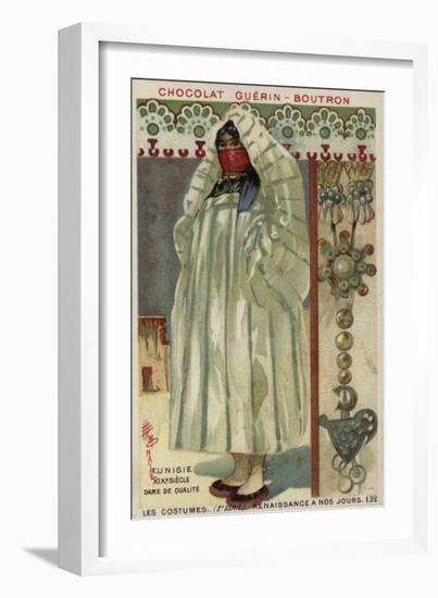 Tunisian Gentlewoman, 19th Century-null-Framed Giclee Print