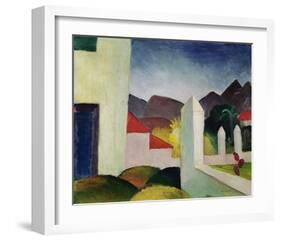 Tunisian Landscape-Auguste Macke-Framed Giclee Print