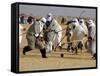 Tunisian Men Play Oggaf-null-Framed Stretched Canvas