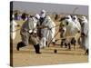 Tunisian Men Play Oggaf-null-Stretched Canvas