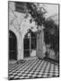 Tunisian Patio-null-Mounted Photographic Print