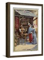 Tunisian Potter-null-Framed Giclee Print