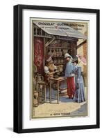 Tunisian Potter-null-Framed Giclee Print