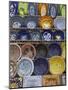 Tunisian Pottery, Port El Kantaoui, Tunisia-Walter Bibikow-Mounted Photographic Print