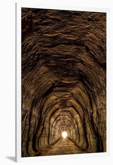 Tunnel 3 On Elroy To Sparta Bike Trail Wisconsin-Steve Gadomski-Framed Photographic Print