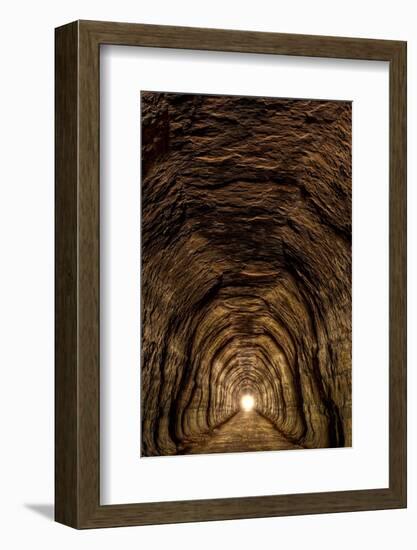 Tunnel 3 On Elroy To Sparta Bike Trail Wisconsin-Steve Gadomski-Framed Photographic Print