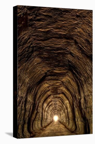 Tunnel 3 On Elroy To Sparta Bike Trail Wisconsin-Steve Gadomski-Stretched Canvas
