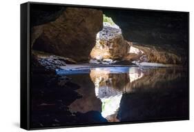 Tunnel Creek, the Kimberleys, Western Australia, Australia, Pacific-Michael Runkel-Framed Stretched Canvas