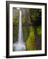 Tunnel Falls on Eagle Creek, Columbia Gorge, Oregon, USA-Gary Luhm-Framed Photographic Print