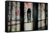 Tunnel Graffiti-null-Framed Stretched Canvas