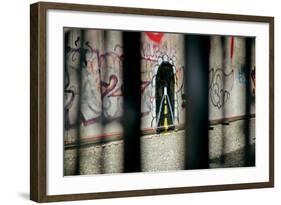 Tunnel Graffiti-null-Framed Photo