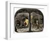 Tunnel in a California Mine, c.1850-null-Framed Giclee Print