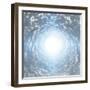 Tunnel Of Light-rolffimages-Framed Art Print