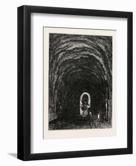 Tunnel of the Thames and Medway Canal-null-Framed Premium Giclee Print