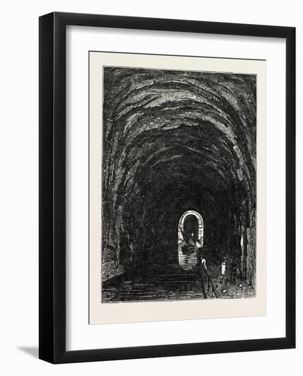 Tunnel of the Thames and Medway Canal-null-Framed Giclee Print