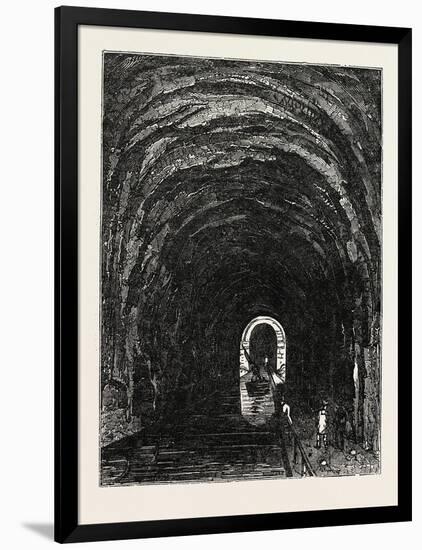 Tunnel of the Thames and Medway Canal-null-Framed Giclee Print