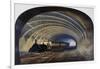 Tunnel of the Underground, Locomotive with Carriages, United Kingdom, 19th Century-null-Framed Giclee Print