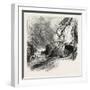 Tunnel on the St. Gothard Road, Near Andermatt, Switzerland, the Passes of the Alps, 19th Century-null-Framed Giclee Print