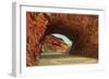 Tunnel, Red Rocks Park, Denver, Colorado-null-Framed Art Print