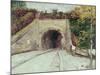 Tunnel Through Hillside-Vincent van Gogh-Mounted Giclee Print