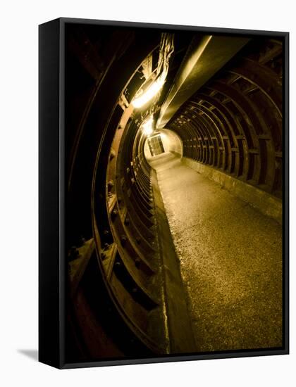 Tunnel under River Thames-Craig Roberts-Framed Stretched Canvas