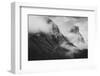 Tunnel View at Yosemite Winter Morning Snow Beautiful  Black White Valley Hills-Vincent James-Framed Photographic Print