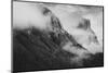 Tunnel View at Yosemite Winter Morning Snow Beautiful  Black White Valley Hills-Vincent James-Mounted Photographic Print