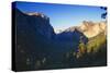 Tunnel View of the Yosemite Valley California-George Oze-Stretched Canvas