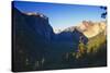 Tunnel View of the Yosemite Valley California-George Oze-Stretched Canvas