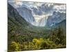 Tunnel View Sun Rays-John Gavrilis-Mounted Photographic Print