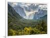 Tunnel View Sun Rays-John Gavrilis-Framed Photographic Print