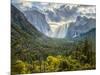 Tunnel View Sun Rays-John Gavrilis-Mounted Photographic Print