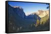 Tunnel View, Yosemite, California-George Oze-Framed Stretched Canvas