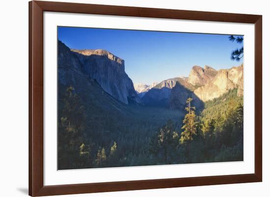 Tunnel View, Yosemite, California-George Oze-Framed Photographic Print