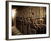 Tunnels at the Temple of Dendera, Egypt-Clive Nolan-Framed Photographic Print