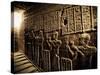 Tunnels at the Temple of Dendera, Egypt-Clive Nolan-Stretched Canvas