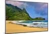 Tunnels Beach, Island of Kauai, Hawaii, USA-null-Mounted Art Print
