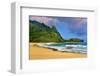 Tunnels Beach, Island of Kauai, Hawaii, USA-null-Framed Art Print